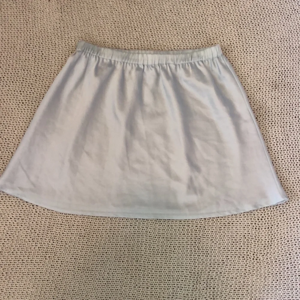 Lovers + Friends Light Blue Mini Skirt
